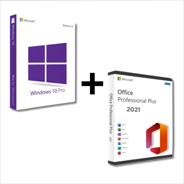 Pack Windows 10 Pro + Office 2021 Pro Plus