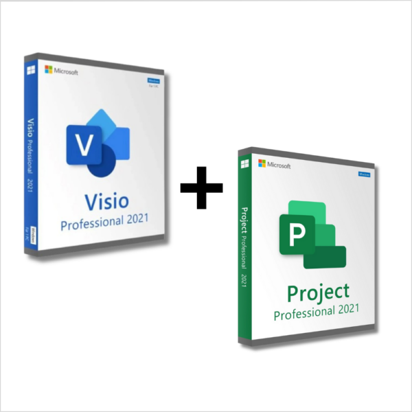 Pack Microsoft Visio Pro 2021+ Microsoft Project Pro 2021