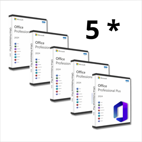 Pack 5 Licence Microsoft Office 2024 Pro Plus