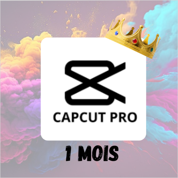 5 CapCut Pro 1mois