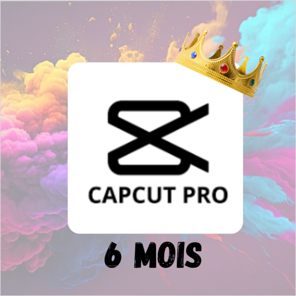 6 CapCut Pro 6mois
