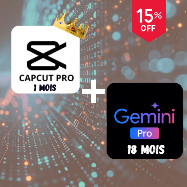 Pack Design 2- CapCut Pro+Gemini Pro